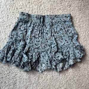 Floral Ruffle Shorts